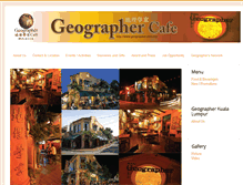 Tablet Screenshot of geographer.com.my